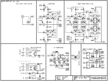 Audio Note P4 schematic circuit diagram